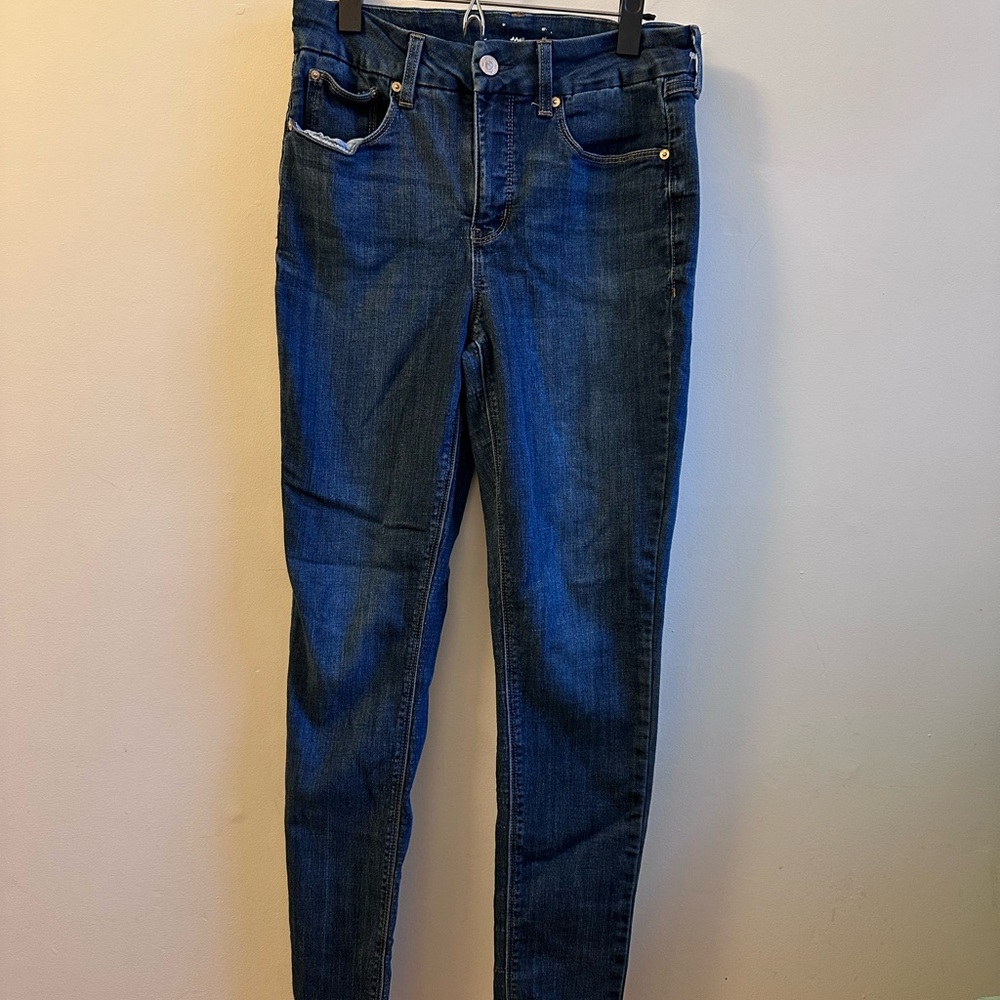 Seven7 Dark Blue Skinny Jeans